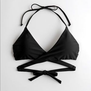 Hollister Wrap Triangle Bikini Top